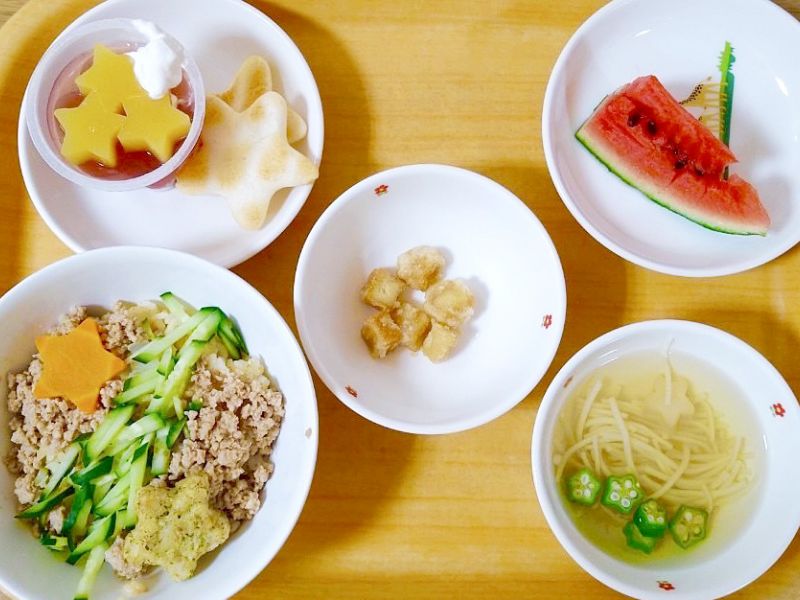 愛隣シャローム保育園 七夕 幼児食